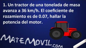 Potencia Mecánica, Ejercicios Resueltos